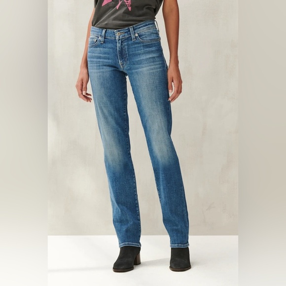 Lucky Brand Denim - Lucky Brand Women’s Low Rise Straight Leg Jeans Size 2 Medium Wash